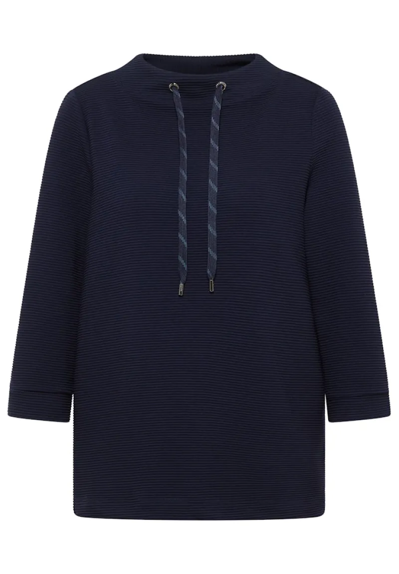 Cecil Shirts*Ottoman Shirt urban dark blue