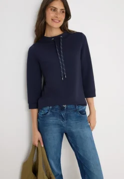 Cecil Shirts*Ottoman Shirt urban dark blue