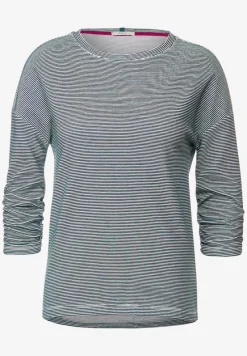 Cecil Pullover & Sweatshirts*Ottoman Streifenshirt vanilla white