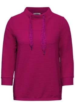 Cecil Shirts*Ottoman-Pullover jewel pink