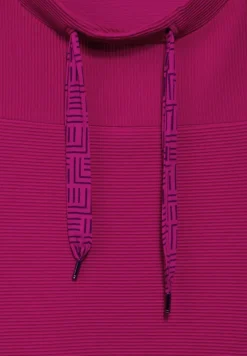 Cecil Shirts*Ottoman-Pullover jewel pink