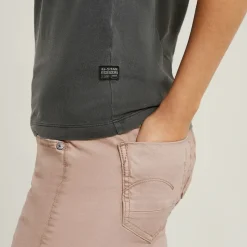 G-star Raw Shirts*Overdyed eyben slim v t 2.0 wmn dk black gd