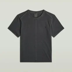 G-star Raw Shirts*Overdyed front seam r t wmn dk black gd