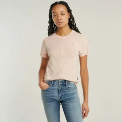 G-star Raw Shirts*Overdyed front seam r t wmn liquid pink gd