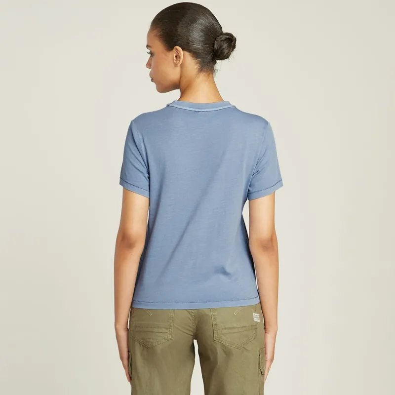 G-star Raw Shirts*Overdyed front seam r t wmn amann gd