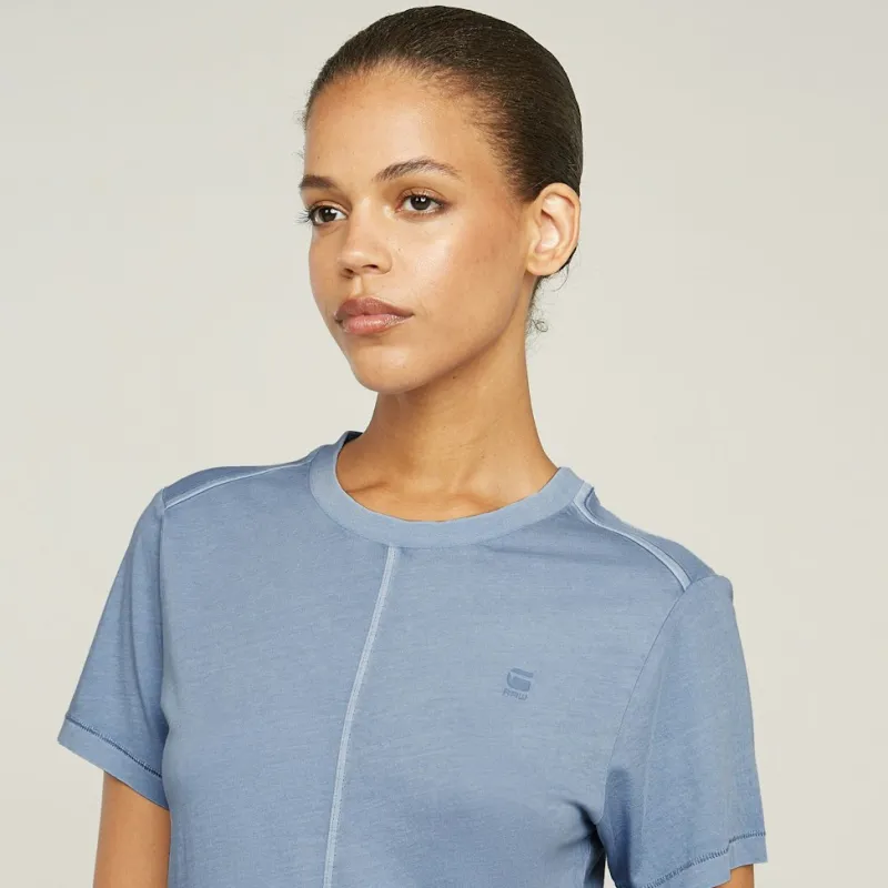 G-star Raw Shirts*Overdyed front seam r t wmn amann gd