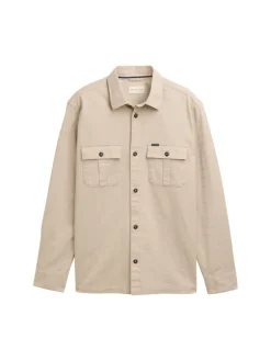 Tom Tailor Hemden|Big Boys*Overshirt Hemd aus Baumwolle cashew beige