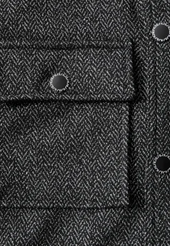 Cecil Jacken*Overshirt mit Kapuze Black