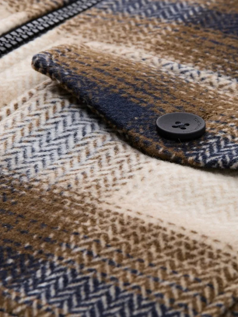 Tom Tailor Jacken|Big Boys*Overshirt mit Karomuster brown blue check