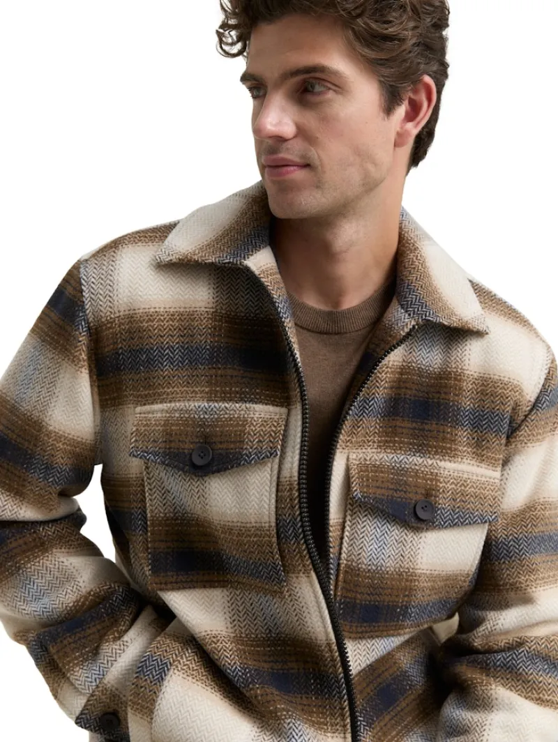 Tom Tailor Jacken|Big Boys*Overshirt mit Karomuster brown blue check