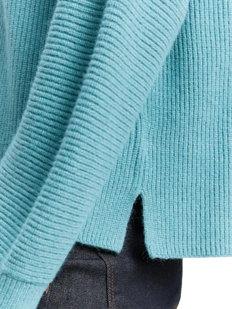 Tom Tailor Pullover & Sweatshirts*Oversize Rollkragenpullover tropical teal melange