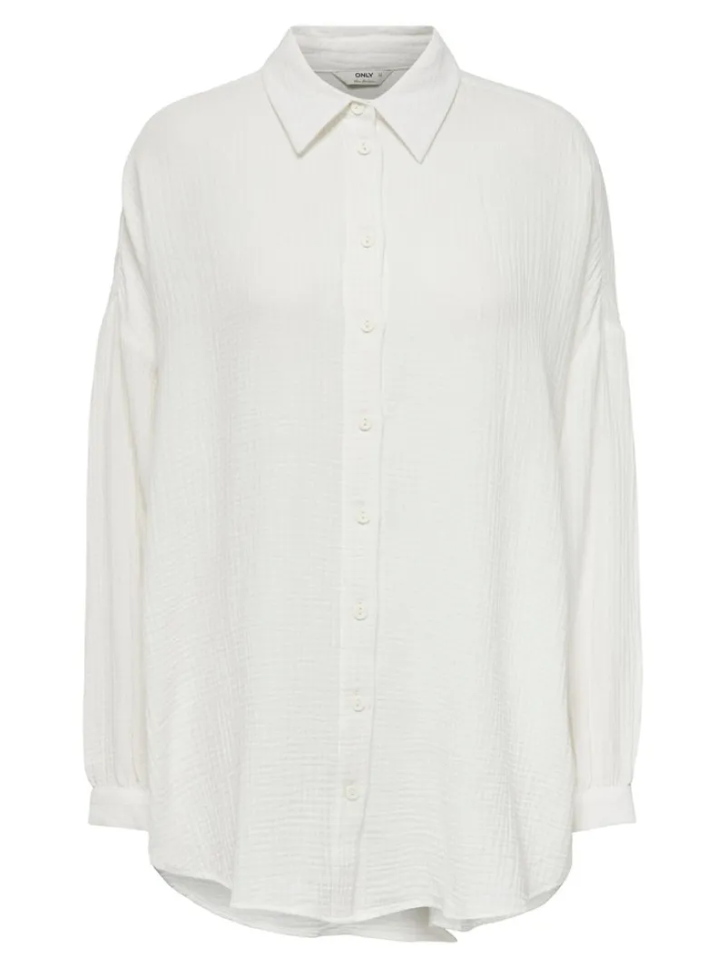 Only Blusen*Oversized Bluse Cloud Dancer