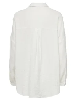 Only Blusen*Oversized Bluse Cloud Dancer