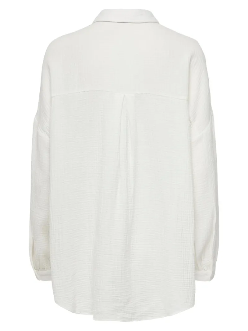 Only Blusen*Oversized Bluse Cloud Dancer