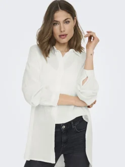 Only Blusen*Oversized Bluse Cloud Dancer