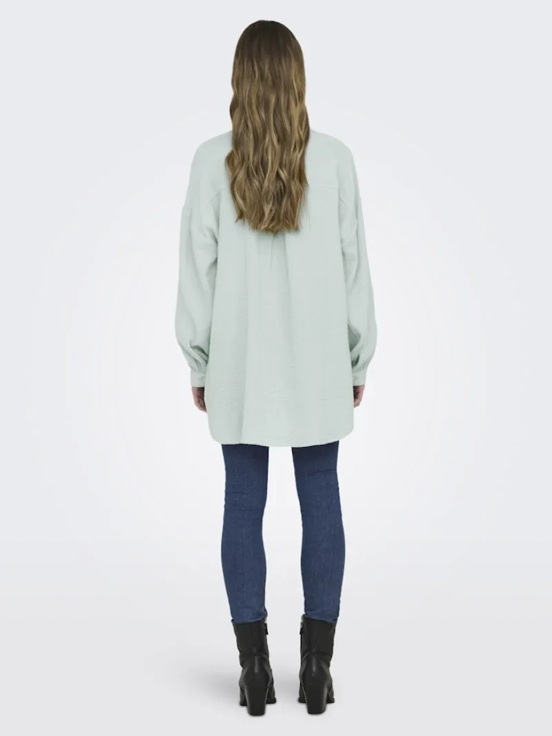 Only Blusen*Oversized Bluse Harbor Gray