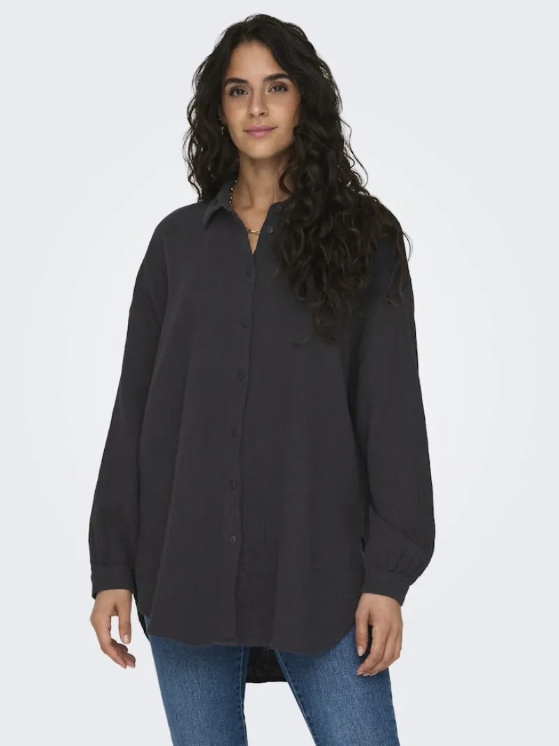 Only Blusen*Oversized Bluse Phantom