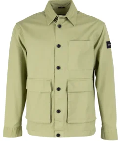 Calvin Klein Hemden*Oversized Hemdjacke Aus Baumwoll-twill olive