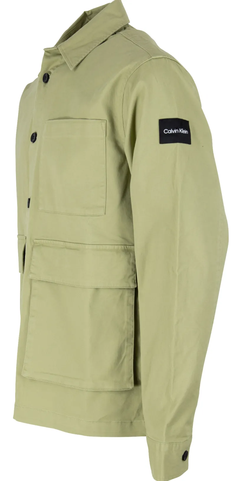 Calvin Klein Hemden*Oversized Hemdjacke Aus Baumwoll-twill olive
