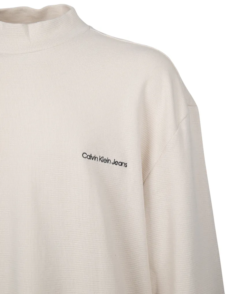 Calvin Klein Jeans Pullover & Sweatshirts*Oversized Langarmshirt Beige
