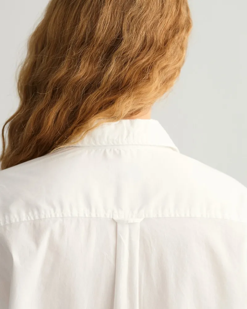 Gant Blusen*Oversized Oxford-Bluse white