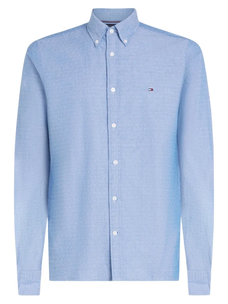 Tommy Hilfiger Hemden|Big Boys*OXFORD DOBBY SF SHIRT vibrant indigo