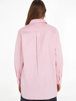 Tommy Hilfiger Blusen*OXFORD OVERSIZED SHIRT LS iconic pink