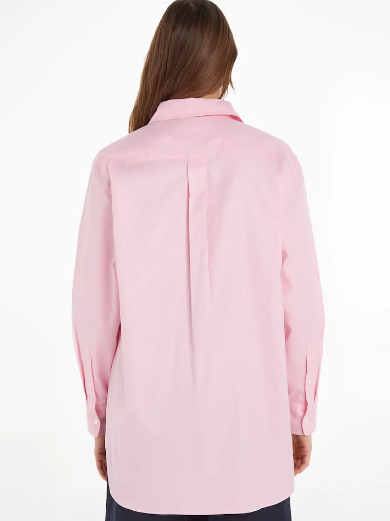 Tommy Hilfiger Blusen*OXFORD OVERSIZED SHIRT LS iconic pink
