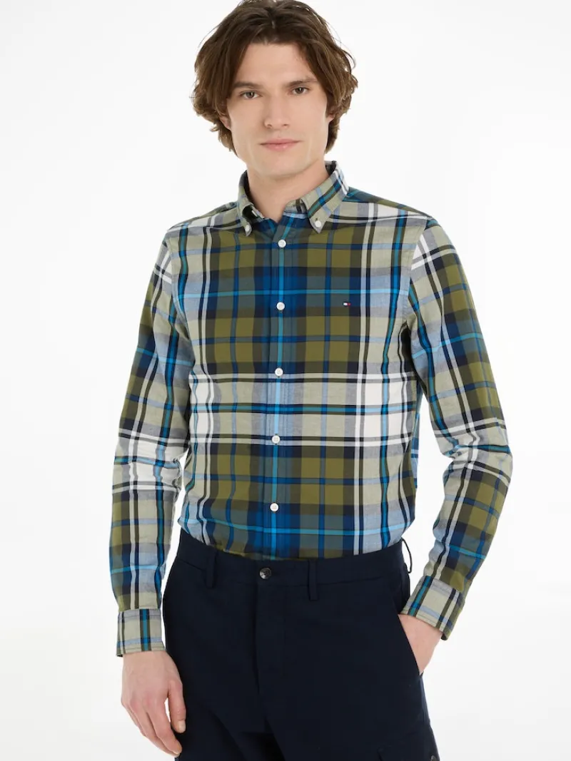 Tommy Hilfiger Hemden*OXFORD TOMMY TARTAN BIG SF SHIRT putting green - multi