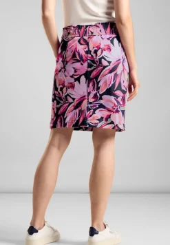 Street One Röcke*Paperbag Rock mit Print magnolia pink