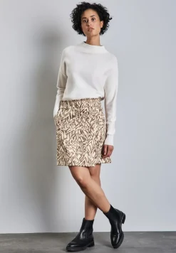 Street One Röcke*Paperbag Velours-Rock honey sand