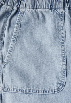 STREET ONE STUDIO Shorts*Paperbag Wide Leg Jeans light blue washed