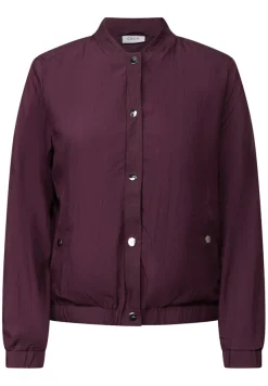 Cecil Jacken*Papertouch Blouson mulberry red
