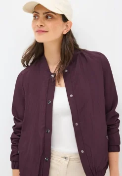 Cecil Jacken*Papertouch Blouson mulberry red