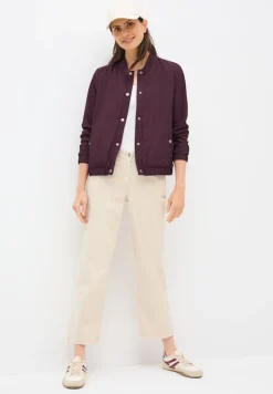 Cecil Jacken*Papertouch Blouson mulberry red