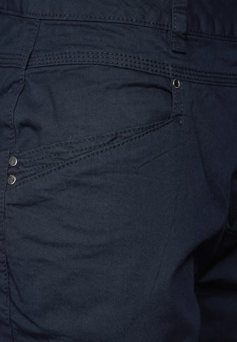 Street One Hosen*Papertouch Casual Fit Hose deep blue