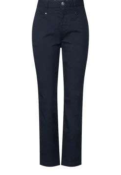 Street One Hosen*Papertouch Casual Fit Hose deep blue