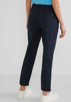 Street One Hosen*Papertouch Casual Fit Hose deep blue
