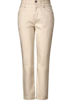 Street One Hosen*Papertouch Casual Fit Hose light smooth sand