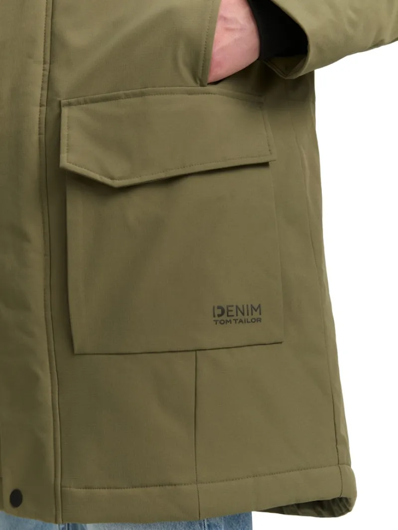 Tom Tailor Denim Jacken*Parka mit wasserabweisender Funktion jungle soil green