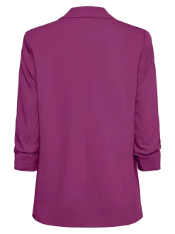 Pieces Jacken*PCBOSELLA 3/4 BLAZER NOOS BC Festival Fuchsia
