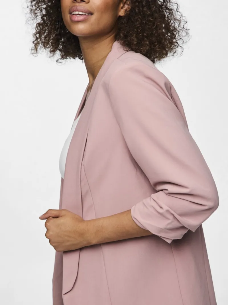 Pieces Jacken*PCBOSELLA 3/4 BLAZER NOOS BC Woodrose