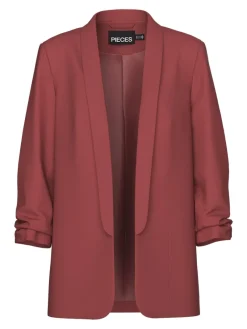 Pieces Jacken*PCBOSELLA 3/4 BLAZER NOOS BC Apple Butter