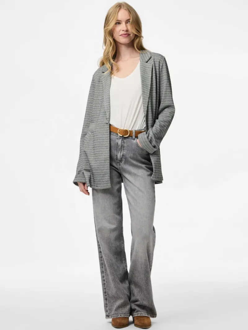 Pieces Jacken*PCFLORI LS COATIGAN Black