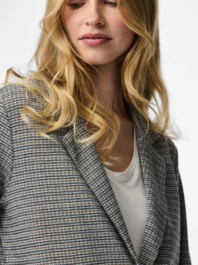 Pieces Jacken*PCFLORI LS COATIGAN Black