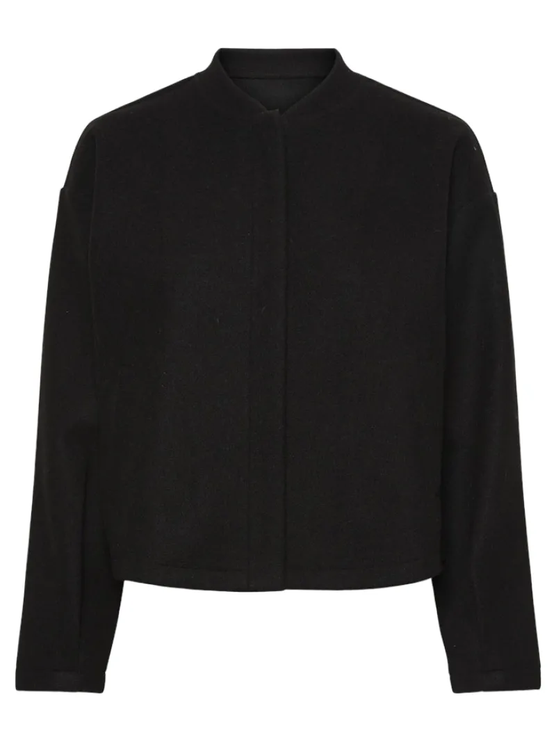 Pieces Jacken*PCJOLENE LS BOMBER NOOS Black