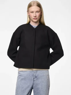 Pieces Jacken*PCJOLENE LS BOMBER NOOS Black