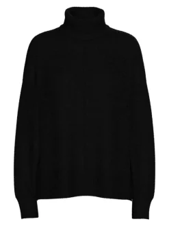 Pieces Pullover & Sweatshirts*PCMALOU LS ROLLNECK KNIT NOOS BC Black