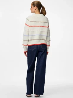 Pieces Pullover & Sweatshirts*PCNELIA LS O-NECK KNIT NOOS BC birch