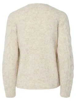 Pieces Pullover & Sweatshirts*PCNINA LS V-NECK KNIT CARDIGAN NOOS BC birch